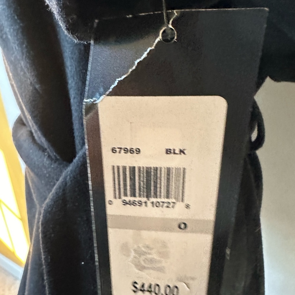 Forecaster of Boston Lambswool Black Belted Maxi Walker Coat Size 0 NWT - Picture 4 of 10